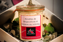 rillettes LANGOUSTINE ET SAUMON AU WHISKY