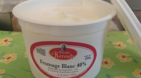 Fromage blanc 40%MG au lait cru 