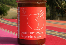 La confiture de pêches BIO  