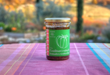 La confiture de melons et de framboises Bio
