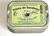 Filets de sardines à l'huile d'olive bio