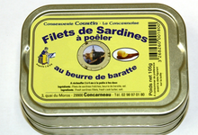 Filets de sardines à poêler "au beurre de baratte" Courtin