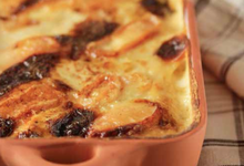 gratin de pommes de terre au pélardon