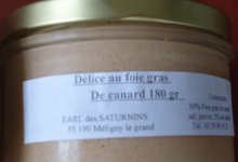 Délice aux foies de canards gras