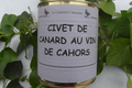 Civet de canard au vin de Cahors,  Ferme de Larcher
