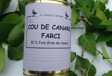 Cou de canard farci, Ferme de Larcher