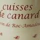 Cuisses de canard au vin de Roc-Amadour