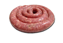 Saucisse de boeuf nature. 