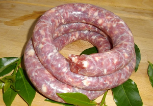 Saucisse de « Toulouse » porc noir Gascon