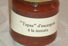 "tapas d'escargots" à la tomate