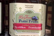 Confiture Framboises Myrtilles