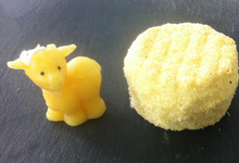 fromage de chèvre à l'oignon frit