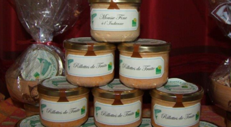 Mousse fine de truite aux truffes de Bourgogne (1%)