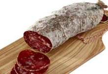 Saucisson sec (maigre - de 15% de matière grasse)