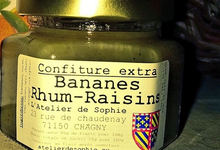 Confiture Banane Rhum Raisins