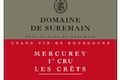 Domaine de Suremain - MERCUREY 1er CRU Les CRETS