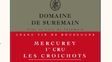 domaine de Suremain - MERCUREY 1er CRU Les CROICHOTS
