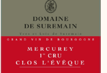 domaine de Suremain - MERCUREY 1er CRU CLOS L'EVEQUE