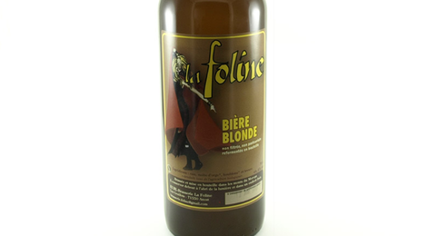 Bière Blonde artisanale Bio La Foline