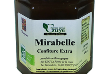 Confiture artisanale bio de Mirabelle