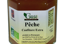 Confiture artisanale bio de Pêche