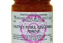 Chutney de poire, gingembre et piment