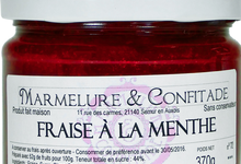 Confiture de fraise à la menthe