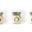 Lot de 3 pots de bonbons Mulot et Petitjean - Anis, Cassis , Rose
