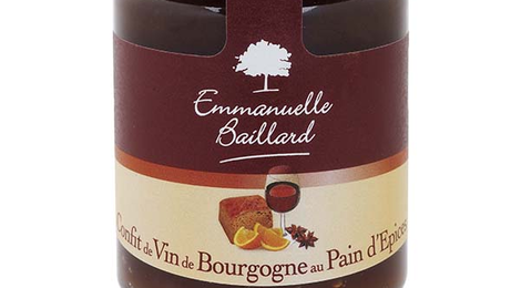 Confit de Vin de Bourgogne et Pain d’Epice