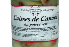 Cuisses de canard au poivre vert