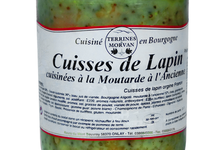 Cuisses de Lapin cuisinées à la moutarde à l'ancienne