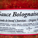 Sauce bolognaise (garantie viande de charolais)