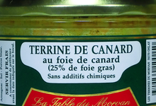 Terrine de canard au foie gras