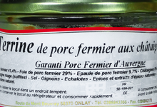Terrine de porc fermier aux châtaignes