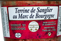 Terrine de sanglier au Marc de Bourgogne
