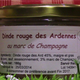 Terrine de dinde rouge des Ardennes au marc de champagne