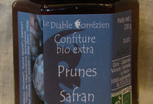 Le Diable Corrézien - Confiture extra Prune-Safran