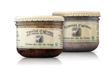 Terrines et rillettes à base d'agneau Bio