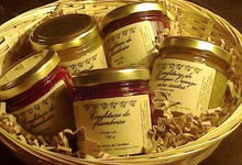 confiture de pastèque, orange avec ses zestes