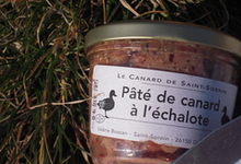 pâté de canard à l'échalote