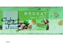 Barre Nougat tendre vanille/pistache