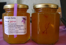 Confiture de prunes au Safran