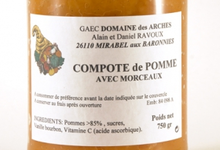 Compote de Pomme avec morceaux