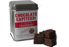 Chocolats capiteux à l’eau de vie framboise