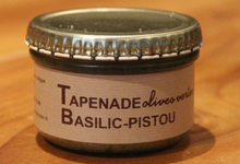 Tapenade Olives Vertes Basilic-Pistou