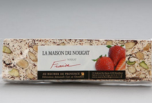 Barre nougat tendre aux fraises