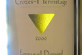 Crozes-Hermitage blanc Emmanuel Darnaud