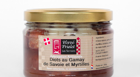 Diots au Gamay de Savoie et Myrtilles