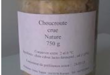 Choucroute crue nature