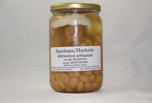 Saucisse /haricots grains